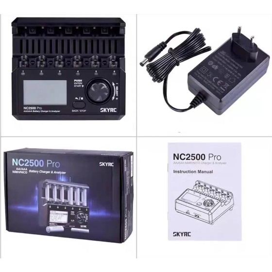 Hot Sales SKYRC NC2500 Pro NiMH NiCd Battery QC3.0 Charger for RC FPV Racing Freestyle Drones DIY Parts